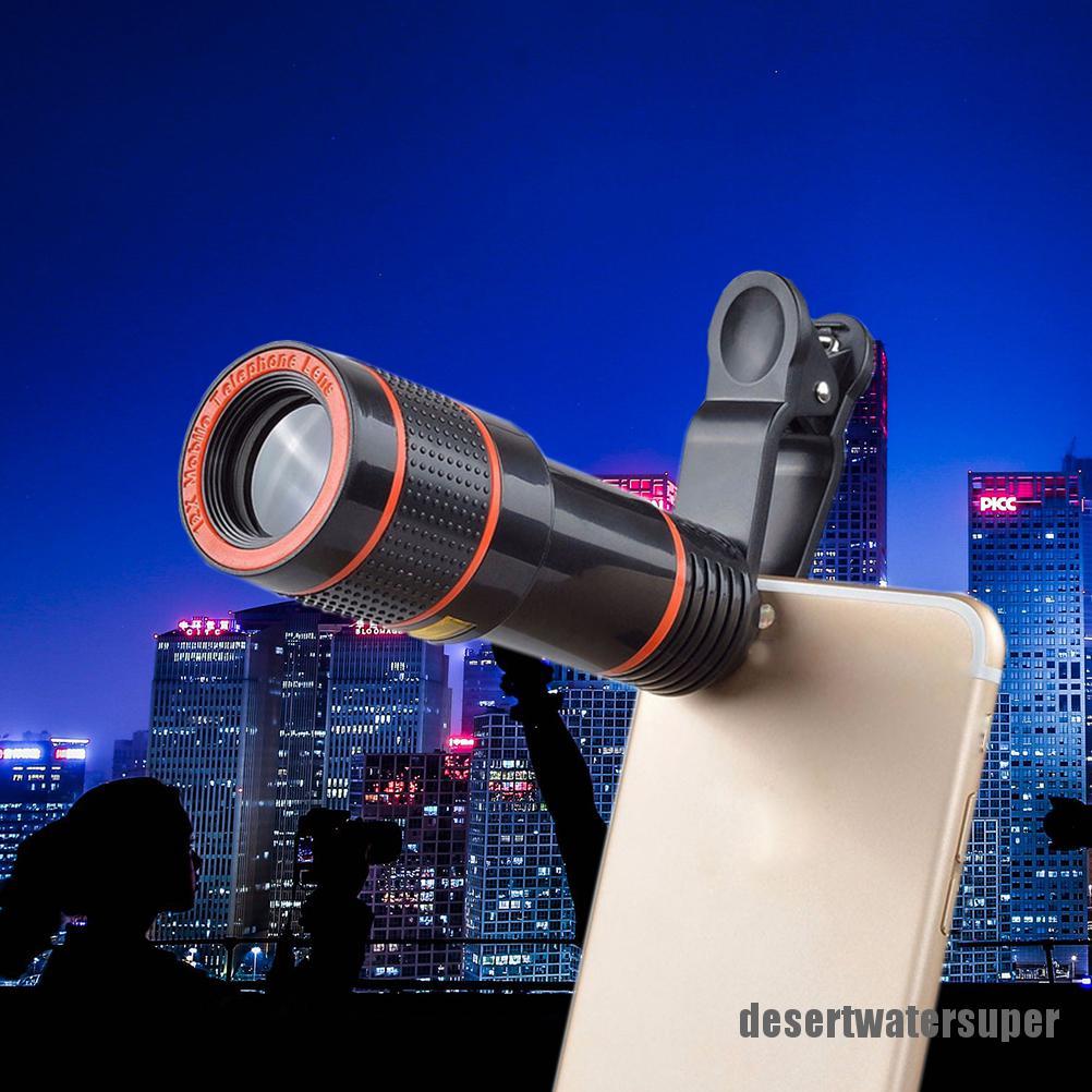 Ống kính zoom HD 12x kẹp camera điện thoại chất lượng