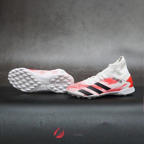 GIÀY ĐÁ BÓNG CHÍNH HÃNG  ADIDAS PREDATOR 20.3 TF J – EG0929 – TRẮNG / HỒNG