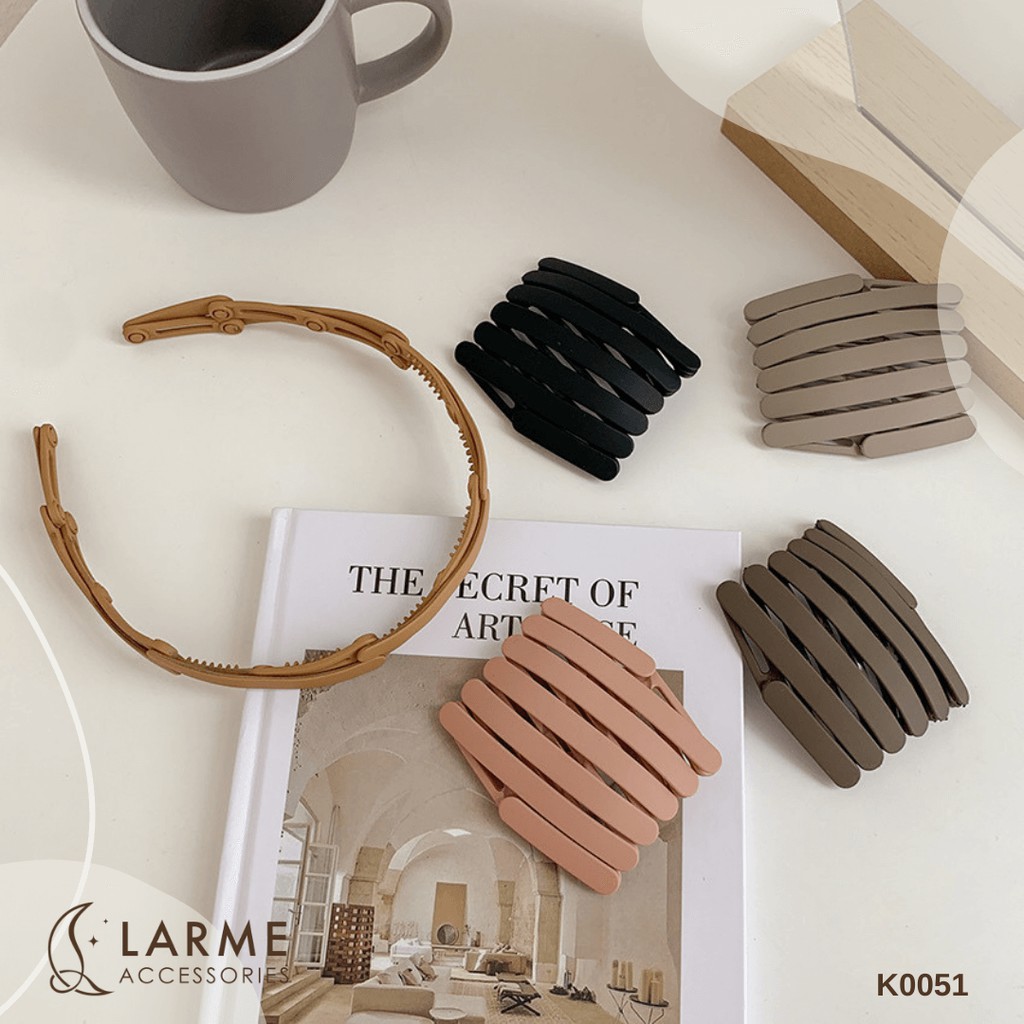 Cài tóc, bờm tóc phong cách Hàn Quốc thông minh siêu gọn Larme Accessories - K0051