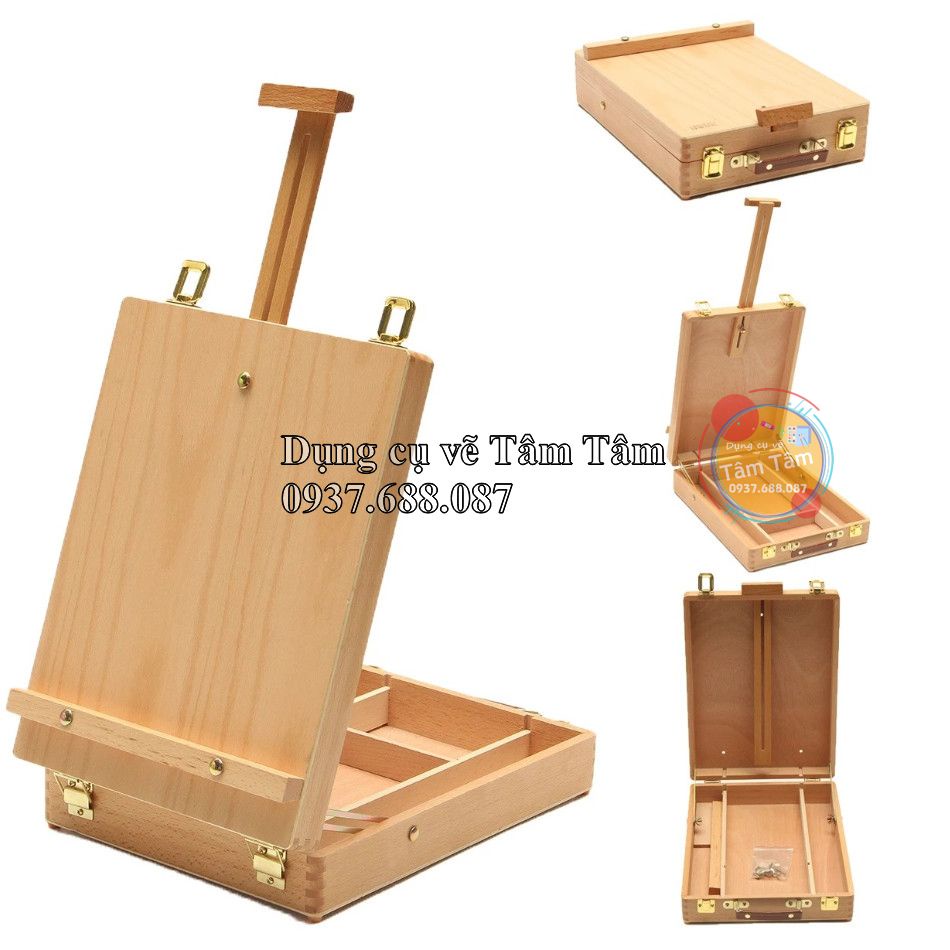 [ TÂM TÂM ]-Giá vẽ để bàn dạng hộp Sinoart SFE0034 -