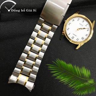 Dây đồng hồ kim loại mắt đúc size 24mm nam