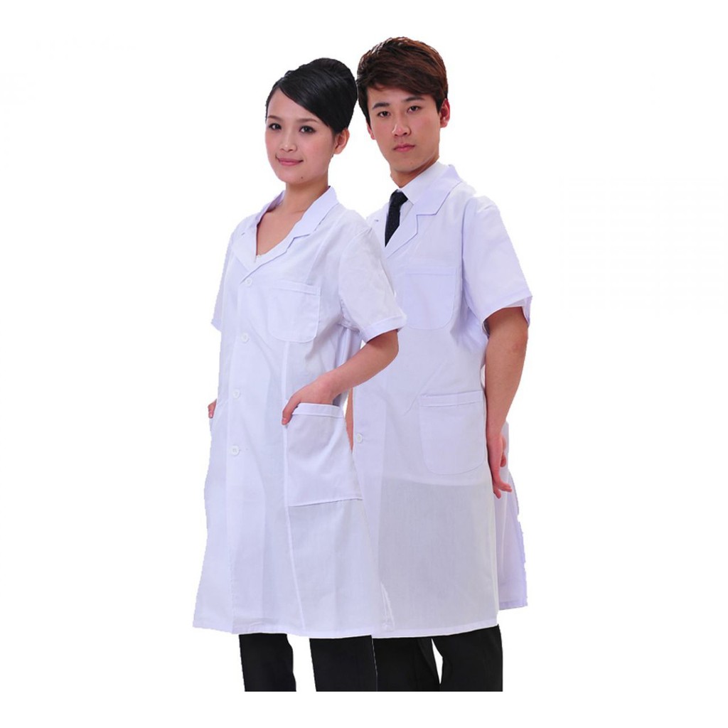 Áo Blouse, áo dược sĩ, áo y tá trắng tay ngắn và dài dành cho Nữ Nam