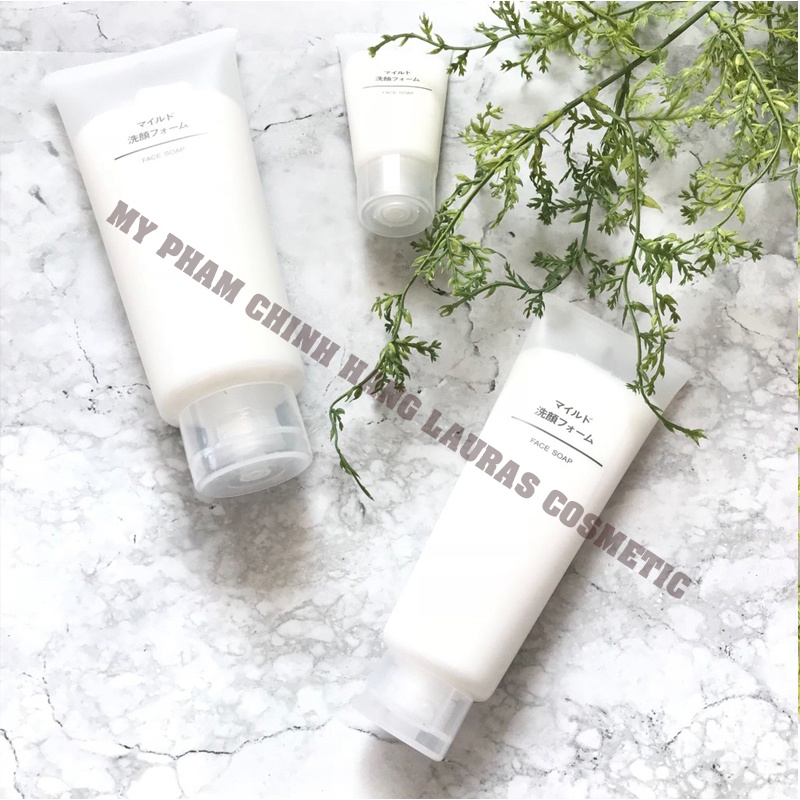 Sữa Rửa Mặt Muji Nhật Bản,Sữa Rửa Mặt Dịu Nhẹ, Dưỡng Ẩm, Tốt Cho Da Nhạy Cảm