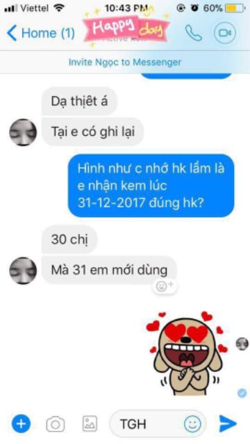 Kem tiêu mỡ trương gia hân