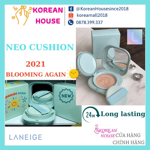[Chính hãng][Quà tặng] PHẤN NƯỚC CHE PHỦ CAO LANEIGE NEO CUSHION☆MATTE