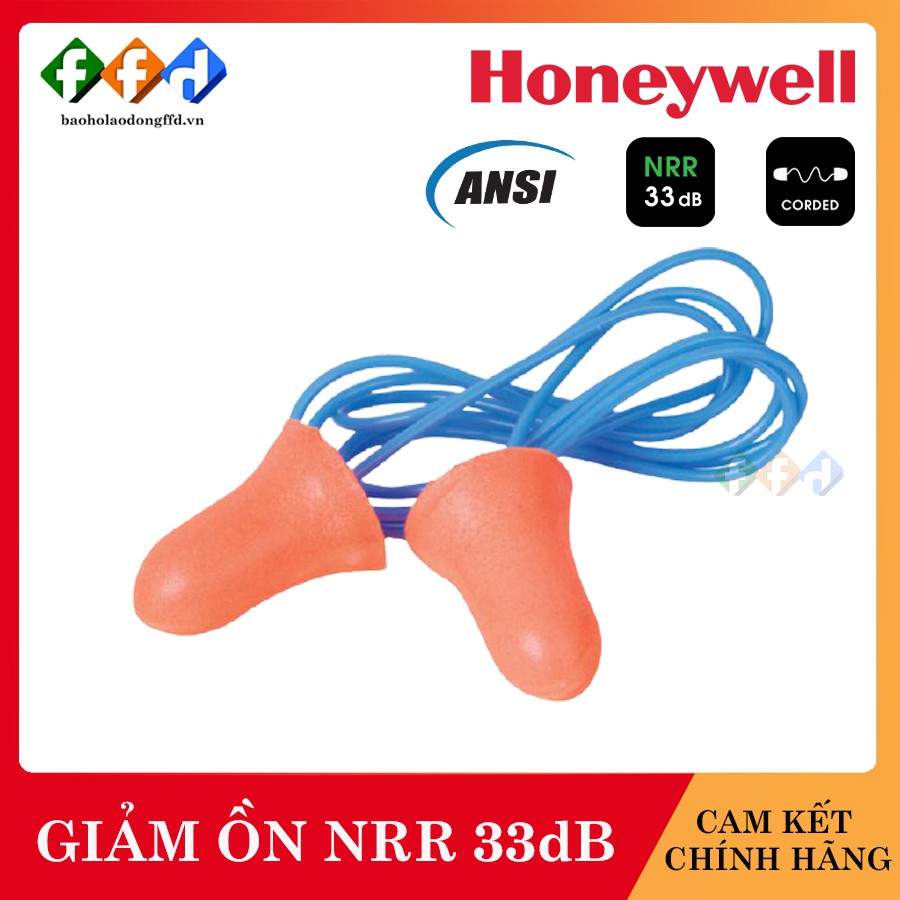 Bộ 3 đôi Nút bịt tai chống ồn Honeywell Max-nút tai chống ồn lên đến 33dB-dùng cho bảohộ laođộng,học tập,nghỉ ngơi