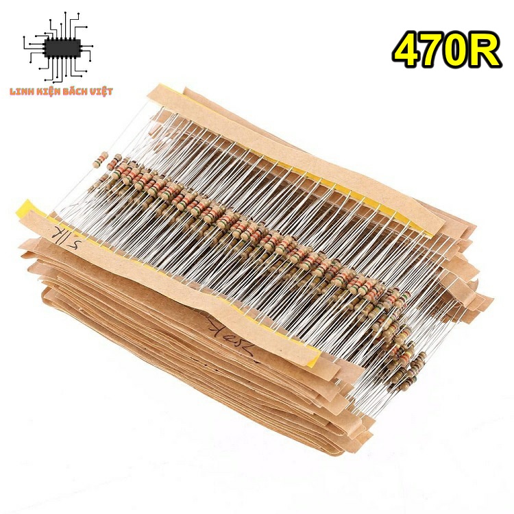 100 chiếc Điện trở 470R-1/4W