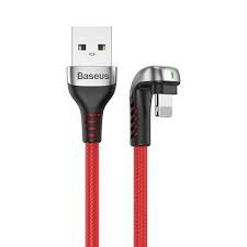 Baseus U-Type USB dài 2m cho iphone thiết kế đèn led báo hiệu