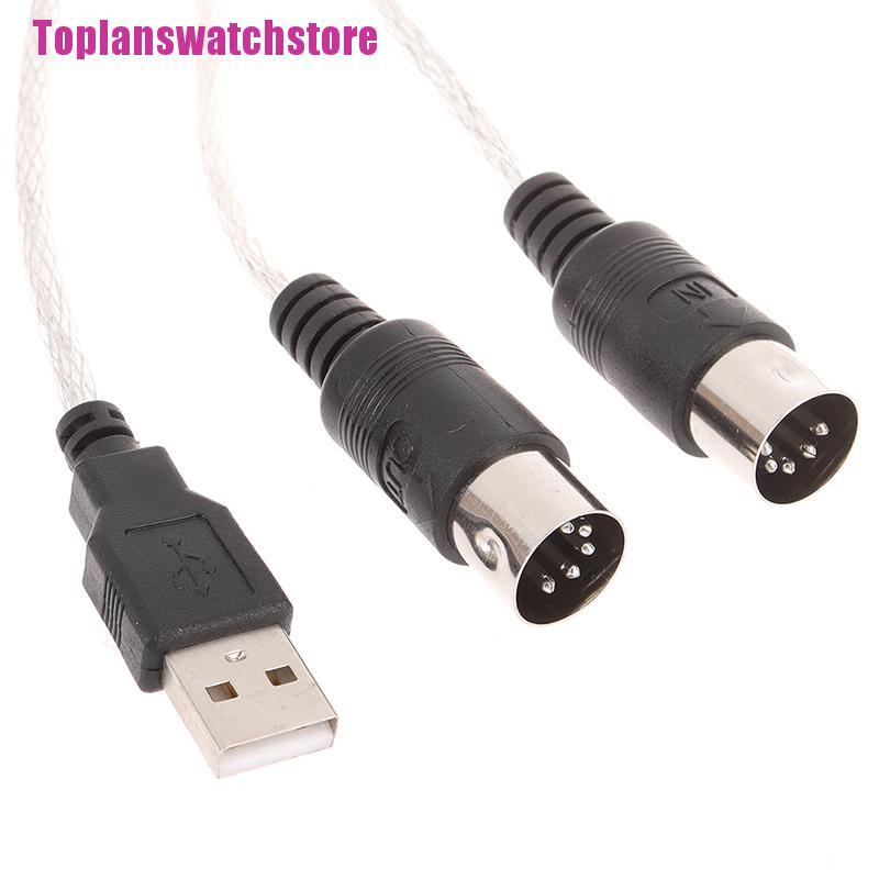 Dây Cáp Chuyển Đổi Giao diện MIDI VÀO-RA USB Sang Đàn Phím PC