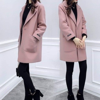 Áo dạ hồng cao cấp