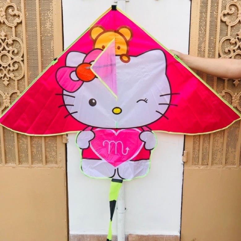 Diều Hello Kitty hoạ tiết vui nhộn, Diều họa tiết Cá mập, phượng hoàng dễ thương cho Bé- QUYENSPORTS