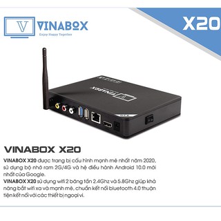 Android TiVi Vinabox X20 Siêu Mượt - Tùy Chọn Ram 2GB hoặc 4GB