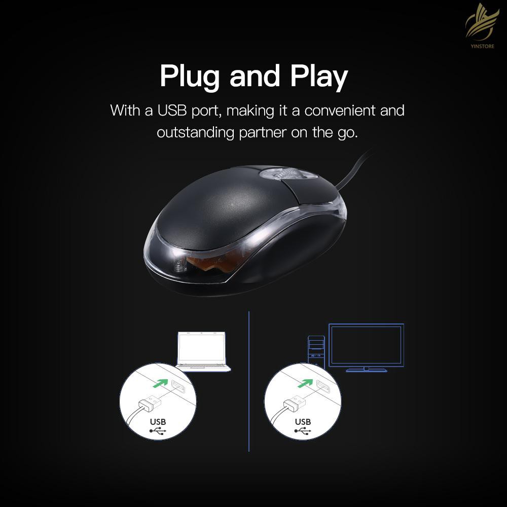 Chuột Máy Tính Có Dây 3 Nút 800dpi | BigBuy360 - bigbuy360.vn