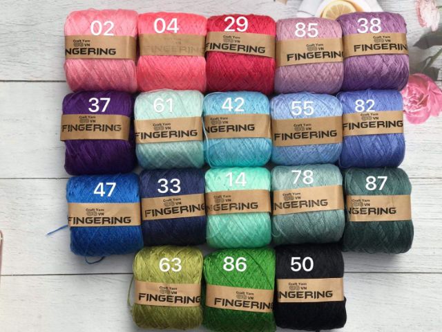 Sợi cotton bóng finger bảng 1 | BigBuy360 - bigbuy360.vn