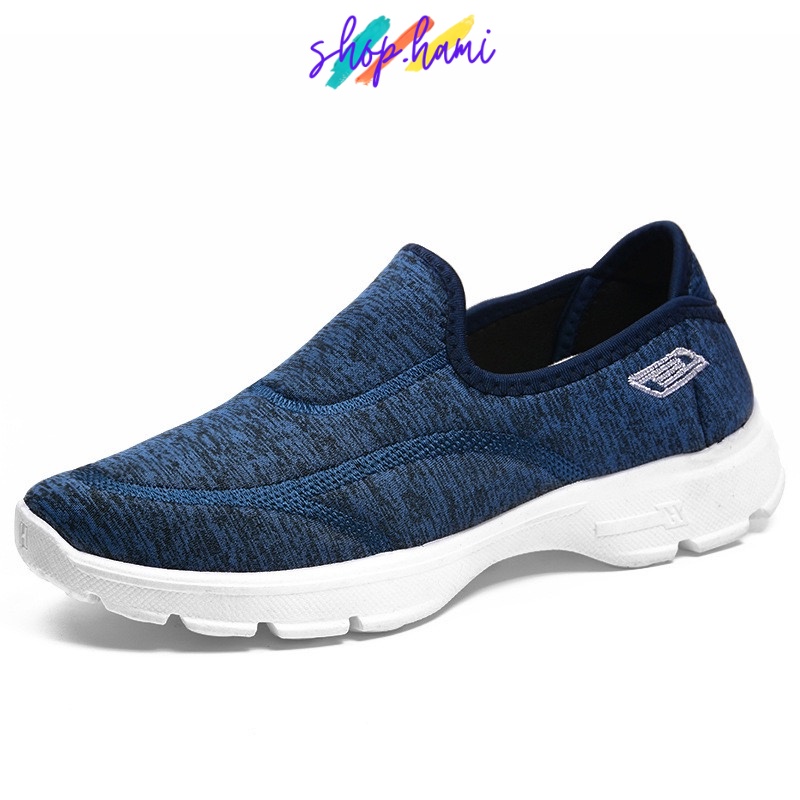 Giày Thể Thao Nữ Đẹp 2020 Không Dây Tiện Lợi  Mềm Mại Với 4 Màu Xanh Hồng Đen Ghi SHOP HAMI G09