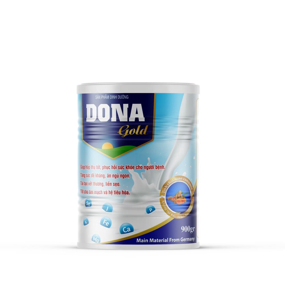 (CHÍNH HÃNG) Sữa Dinh Dưỡng Dona Gold 900g Tăng Cường Sức Khỏe, Nâng Cao Sức Đề Kháng, Gíup ăn ngon ngủ khỏe