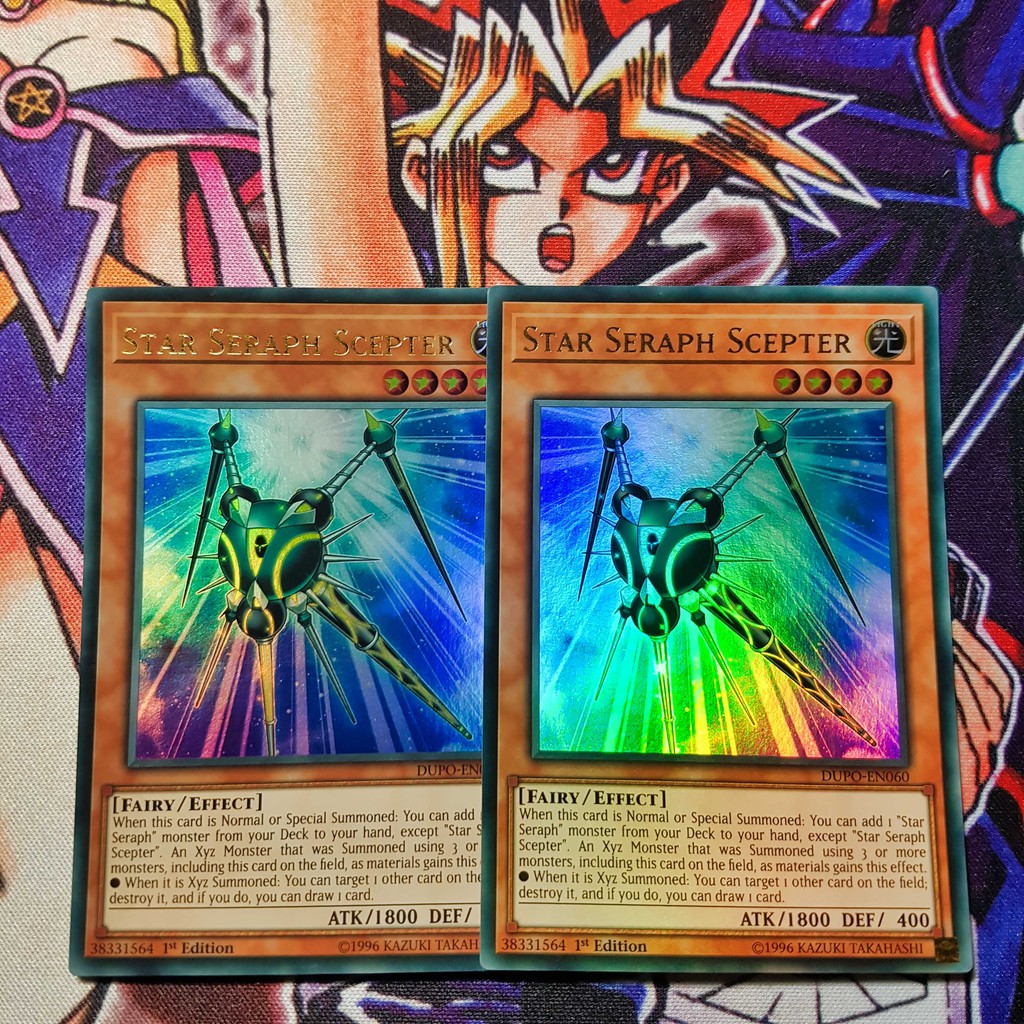 Bộ 02 Thẻ bài Yugioh | Star Seraph Scepter | DUPO Ultra Rare