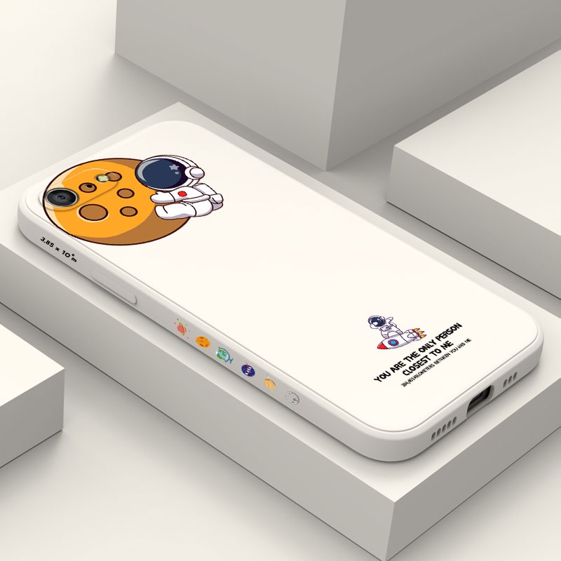 Ốp Điện Thoại Silicone Dẻo In Hình Phi Hành Gia Cho IPhone 8 7 Plus SE 2020 6 6S Plus