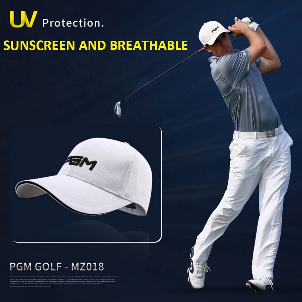 Mũ golf PGM Mũ chống nắng cho nam và nữ Mũ Golf Cotton Giải trí Thể thao Sun Shade Mũ bóng chày siêu thoáng khí