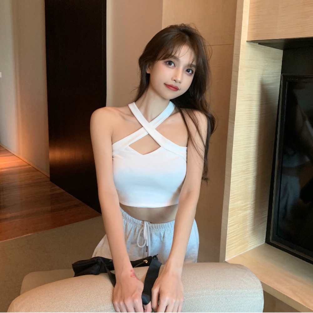Áo hai dây nữ croptop dáng ôm body phong cách quyến rũ dành cho nữ ATILA.SHOP