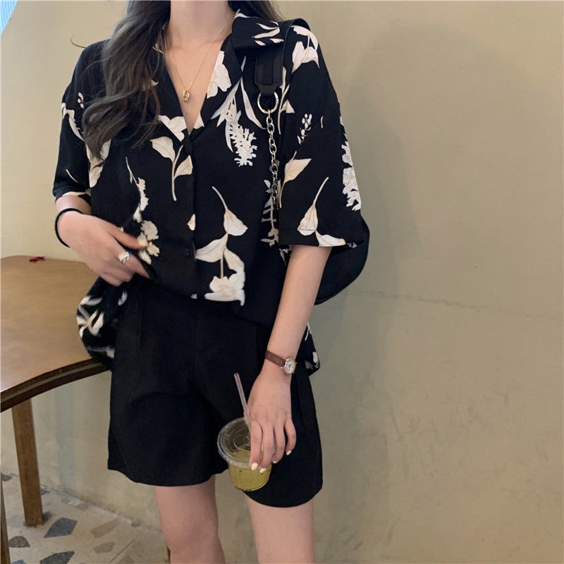 Áo Sơ Mi Tay Ngắn Dáng Rộng Thiết Kế Mới Thời Trang Theo Phong Cách Hồng Kông Cho Nữ