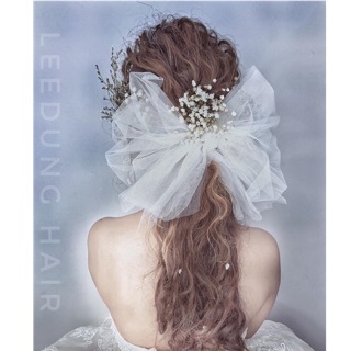 nơ vải voan lưới xinh
