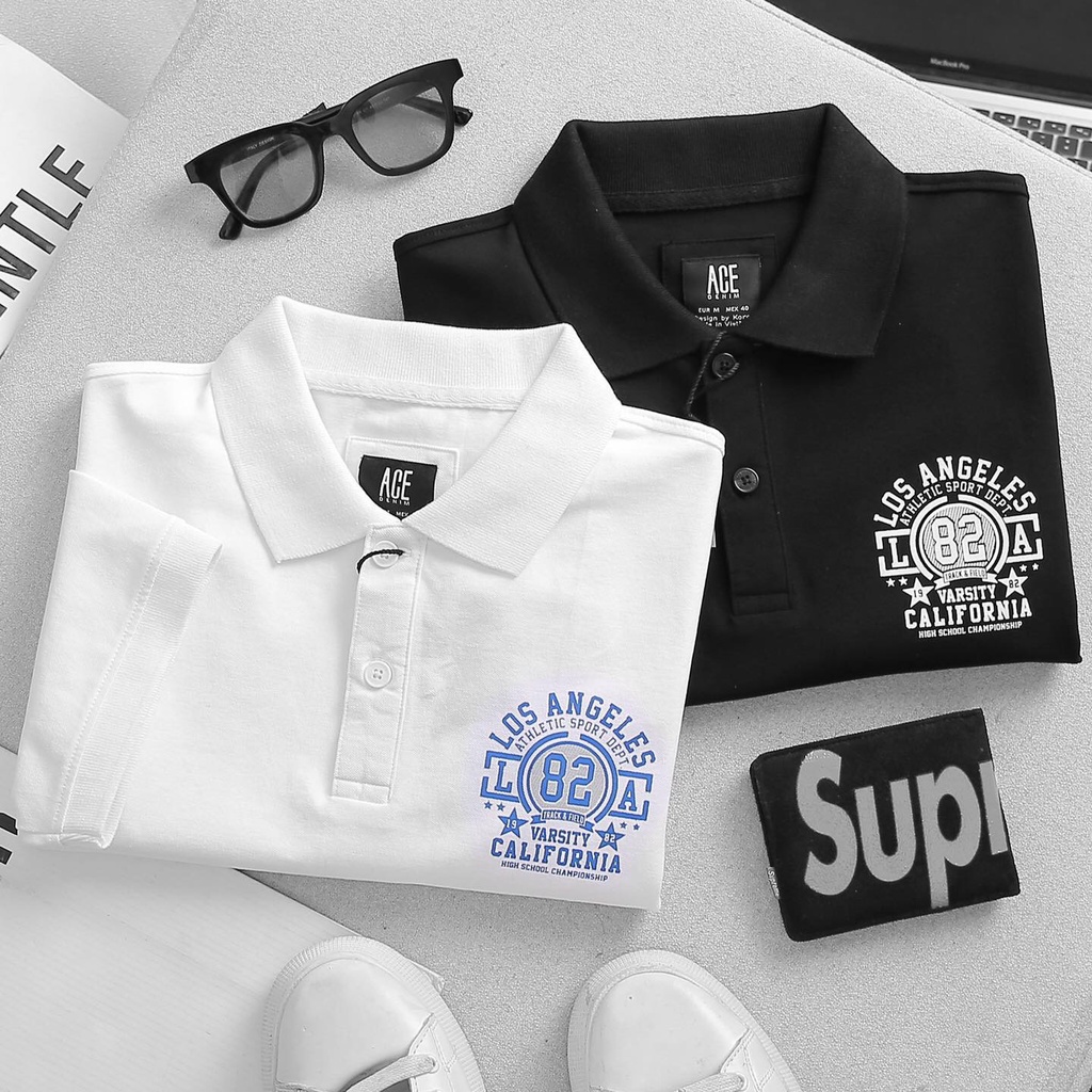 Áo Polo In Nhãn Los Angesles | BigBuy360 - bigbuy360.vn