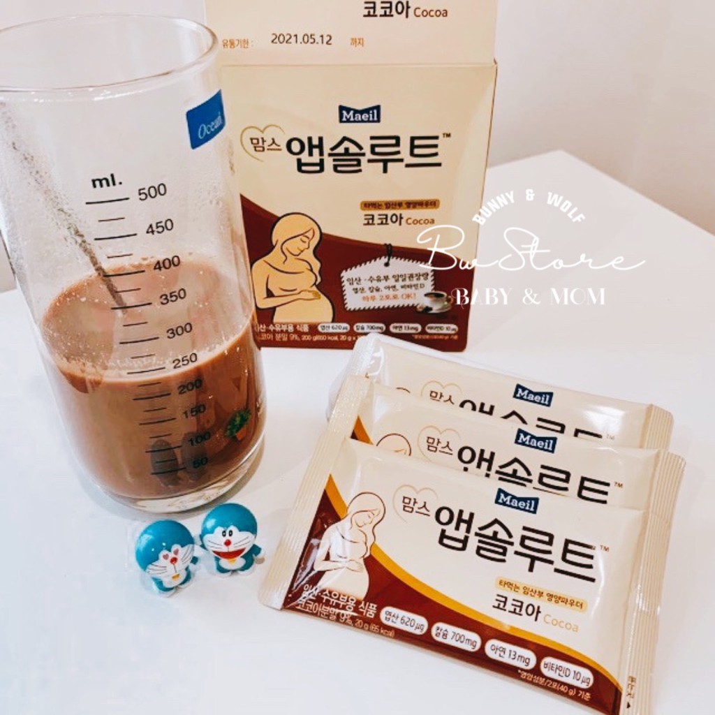 [Hàng Air - Cam kết chính hãng] Sữa Bầu Maeil Nội địa Hàn Vị Cacao/ Bí Đỏ