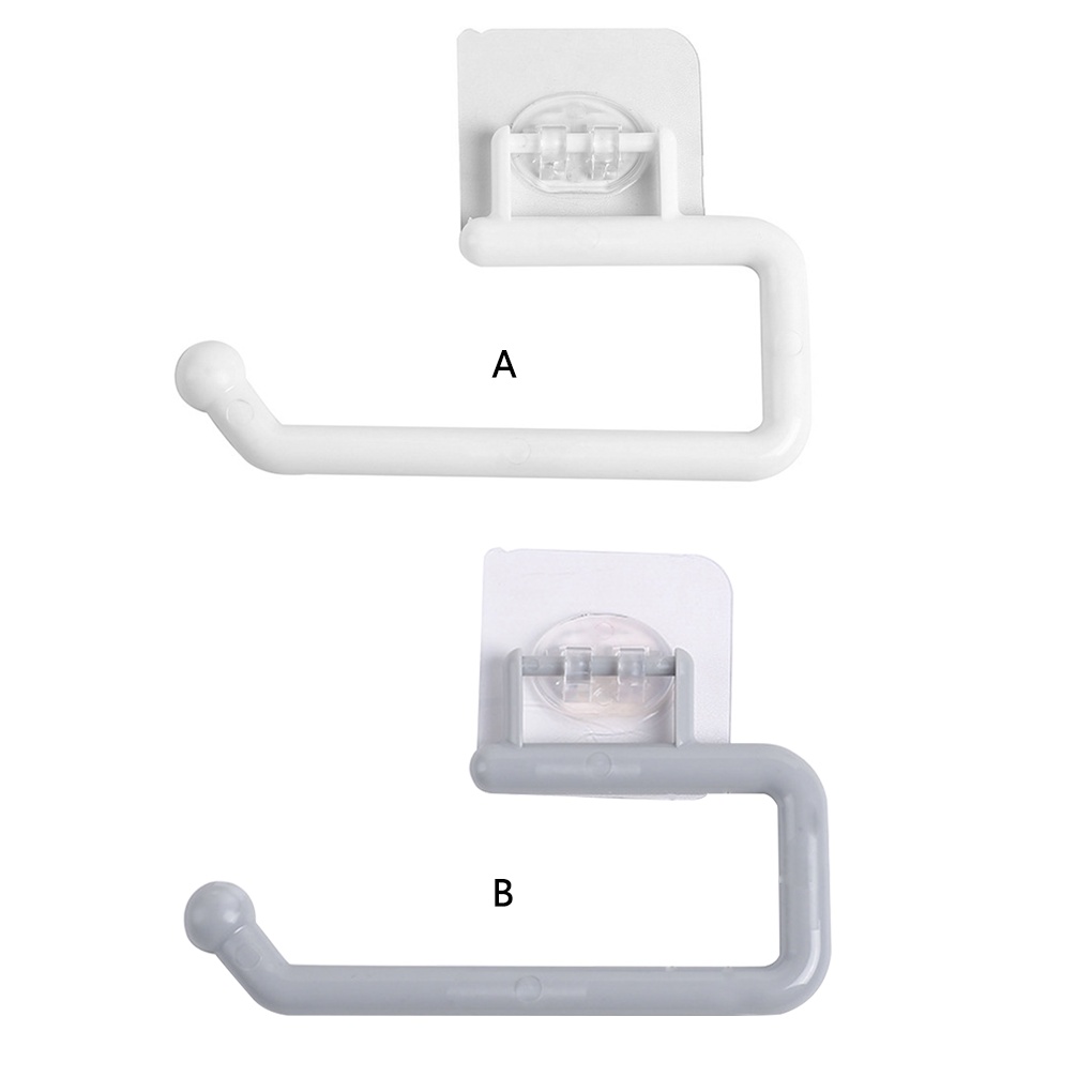 Giá Đỡ Cuộn Giấy Vệ Sinh Gắn Tường Bằng Nhựa Tiện Dụng Cho Phòng Tắm / Nhà Bếp