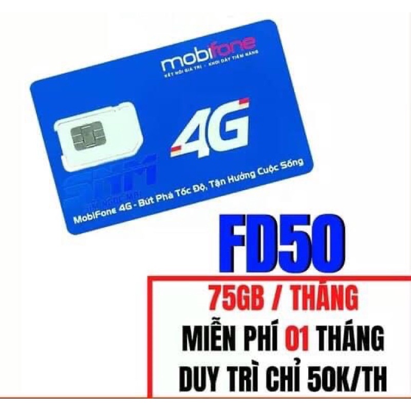 Sim FD50 vào mạng