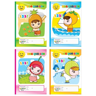 VỞ Ô LY HOA QUẢ SƠN 80 trang 4ly cho học sinh tiểu học