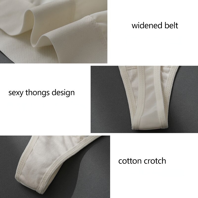 Set đồ lót FINETOO phối lưới cổ chữ V khoét sâu gợi cảm cho nữ