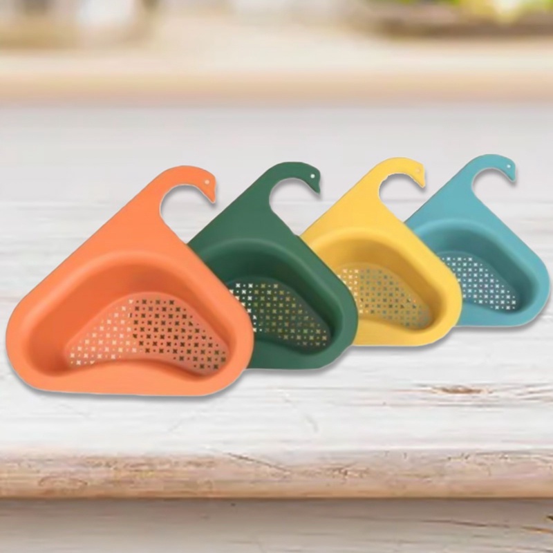 Rổ lọc rác bồn rửa chén hình tam giác tiện lợi