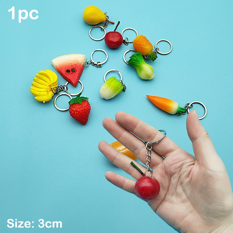 Móc Khóa Hình Trái Cây Xinh Xắn Dễ Thương