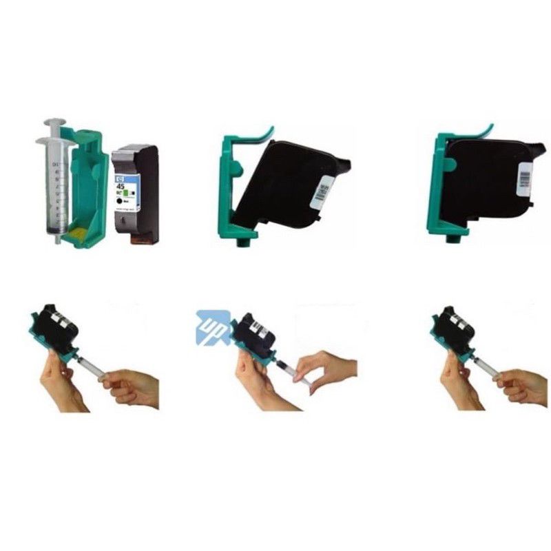 bộ nạp mực hp45, máy in sơ đồ