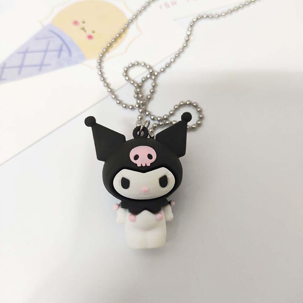 Vòng Cổ Choker Bằng Resin Họa Tiết Kuromi Dễ Thương Đơn Giản Phong Cách Hàn Quốc