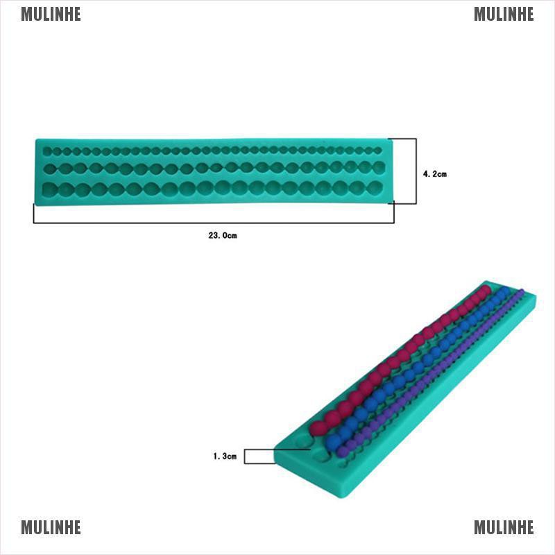 Khuôn silicone tạo hình ngọc trai 3D trang trí bánh