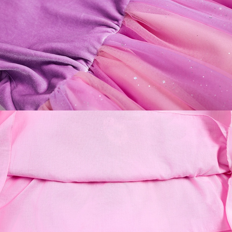 Đầm Hóa Trang Công Chúa Lolita Màu Cầu Vồng Dễ Thương Cho Bé Gái