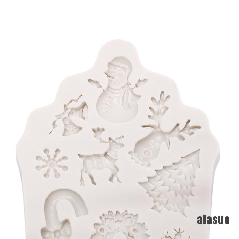 Khuôn Làm Bánh Chất Liệu Silicone Tự Làm Hình Quả Thông / Người Tuyết /