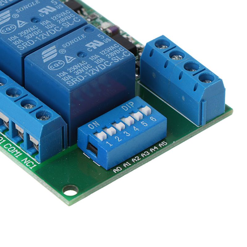 Mô đun rơ le 4 kênh 12V RTU PC UART RS485 PLC LED PTZ | BigBuy360 - bigbuy360.vn