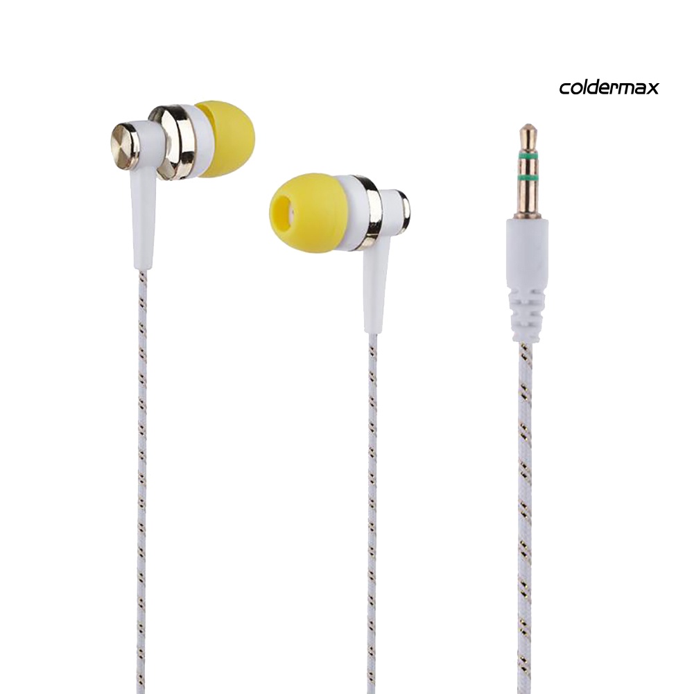 Tai nghe nhét tai bện dây không có mic