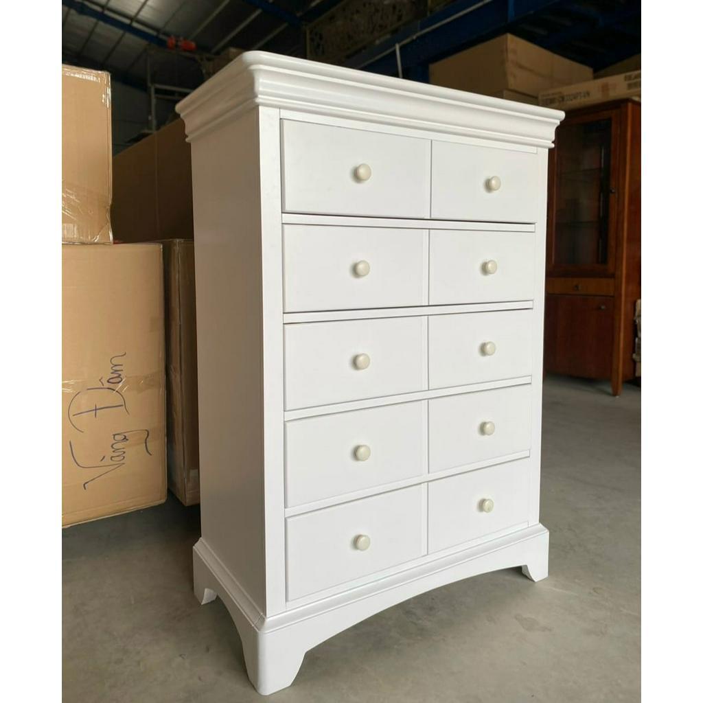 Tủ 5 hộc kéo Gỗ Tràm và plywood hàng xuất khẩu