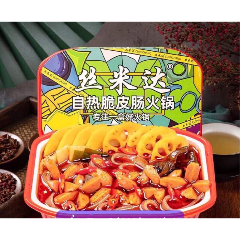 Lẩu Tự Sôi Ăn Liền Tự Chọn-Lẩu Cay Hải Sản (hộp to) | BigBuy360 - bigbuy360.vn