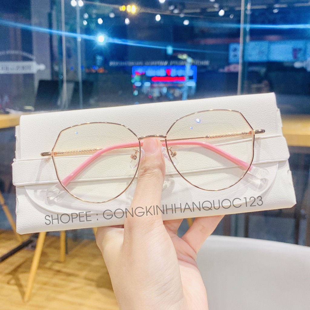 Gọng kính cận nữ, chất liệu kim loại mảnh góc cạnh 2668 Fiveminutes nhiều màu dễ đeo | BigBuy360 - bigbuy360.vn