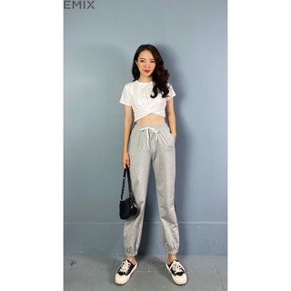 Quần thun 3 sọc bo chân EMIX