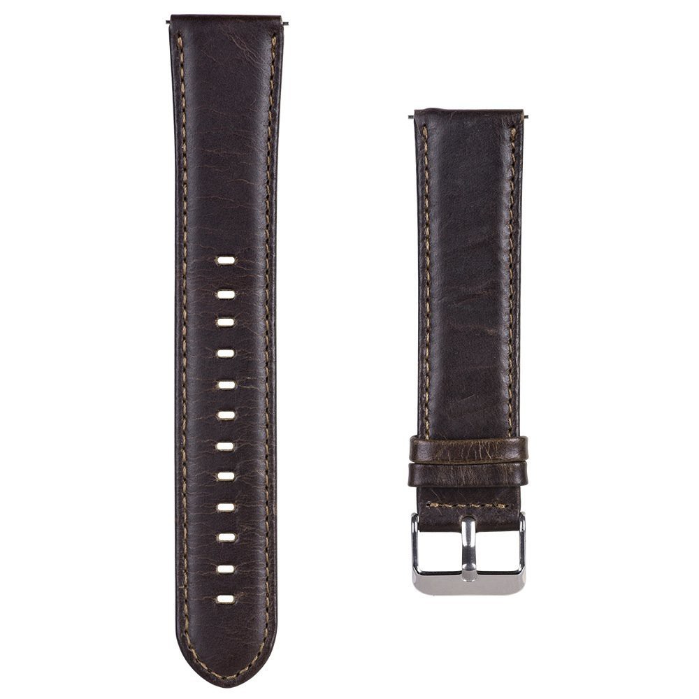 Replacement Band Genuine Leather Strap for Garmin Forerunner 645 245 245M