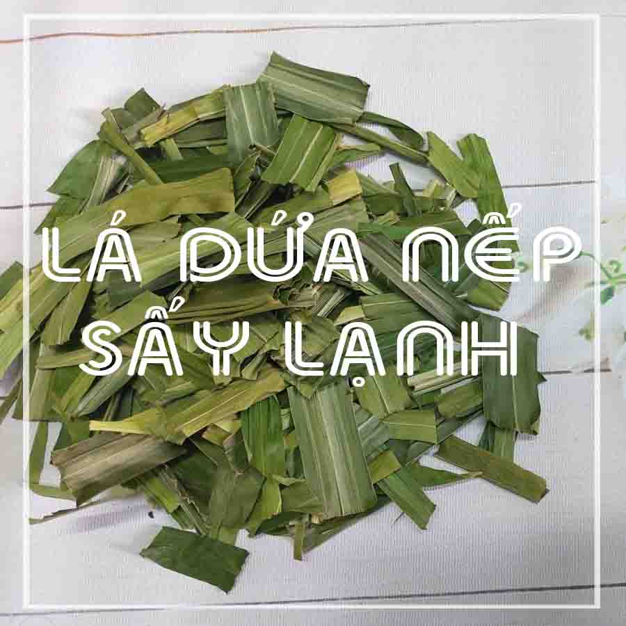 100g LÁ DỨA NẾP (DỨA THƠM) sấy lạnh khô sạch - congtyduoclieuhonglan