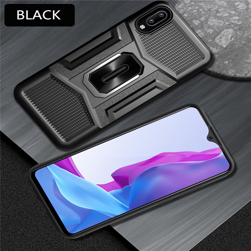 IPhone 6plus case apple 6G all inclusive anti falling cover 6 tide 6p men's personality creativity 6s new 6 6p soft silicone anti falling high grade with ring magnetic absorber