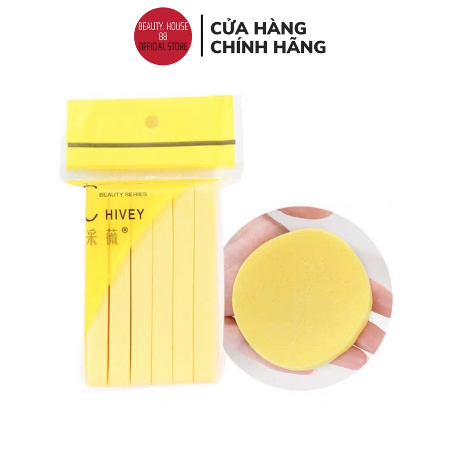 Bịch 12 miếng bọt biển rửa mặt Chivey CHUYÊN DÙNG TRONG SPA