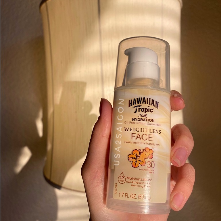 Kem chống nắng mặt Weightless Hawaiian Tropic Face SPF 30